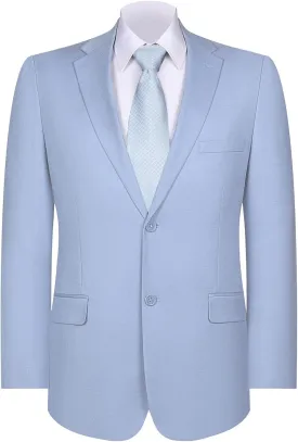 AMY ZHU Men's Sport Coat Classic Fit 2 Button Stretch Blazer Suit Jacket