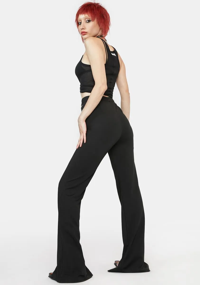 Black Sheena Cutout Pants