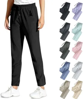 Blue Chic Store Pants for Women, StretchActive - Women's Ultra Stretch Breathable Comfy Fit Casual Quick Drying Pants