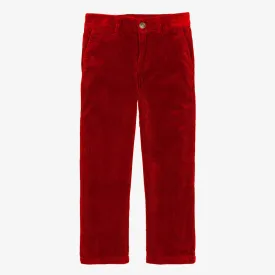 Boys Corduroy Pants Elastic Waist Vintage Trousers Kids Dress Suit Pants