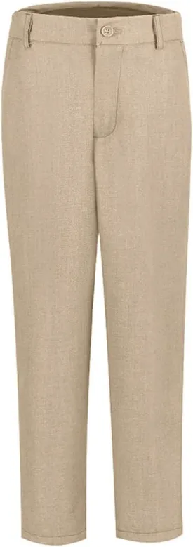 Boys Dress Pants Formal Flat Front Children School Uniform Pants for Boy