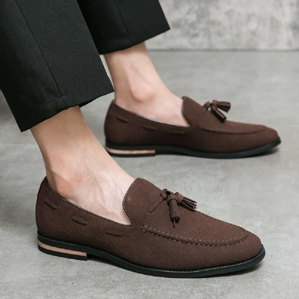 Men's Oxford Leather Dress Shoes Genuine Leather Shoes Comfort Loafers