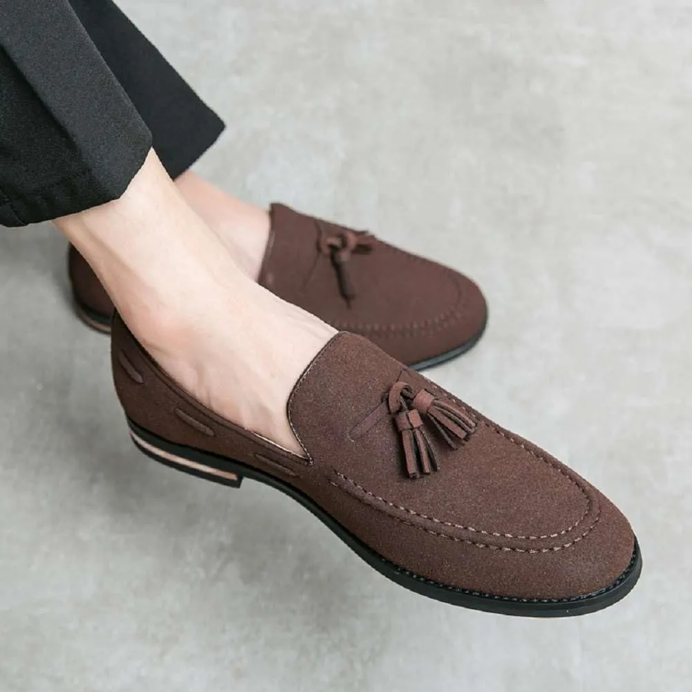 Men's Oxford Leather Dress Shoes Genuine Leather Shoes Comfort Loafers