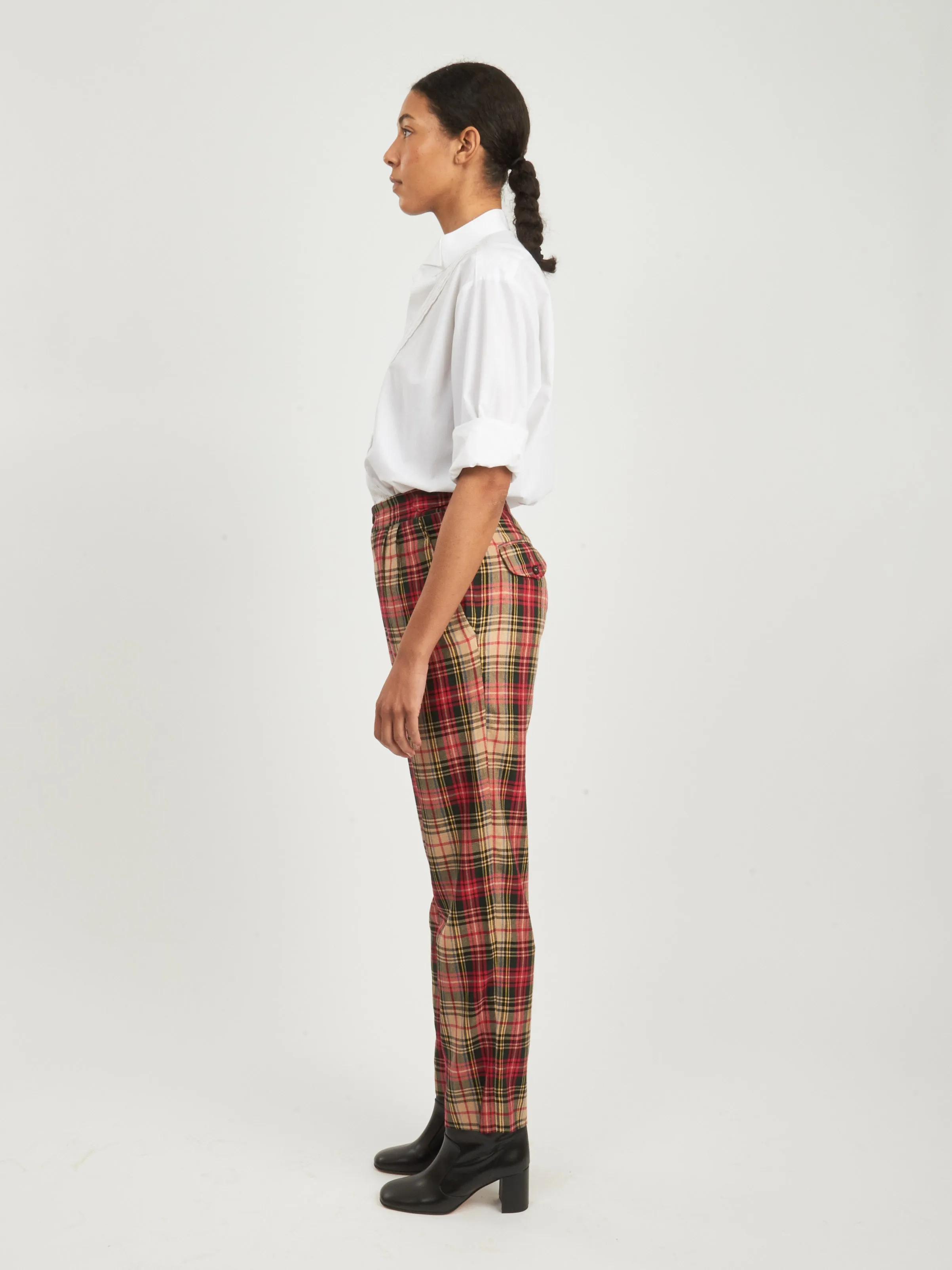 Red Truro Plaid Trouser